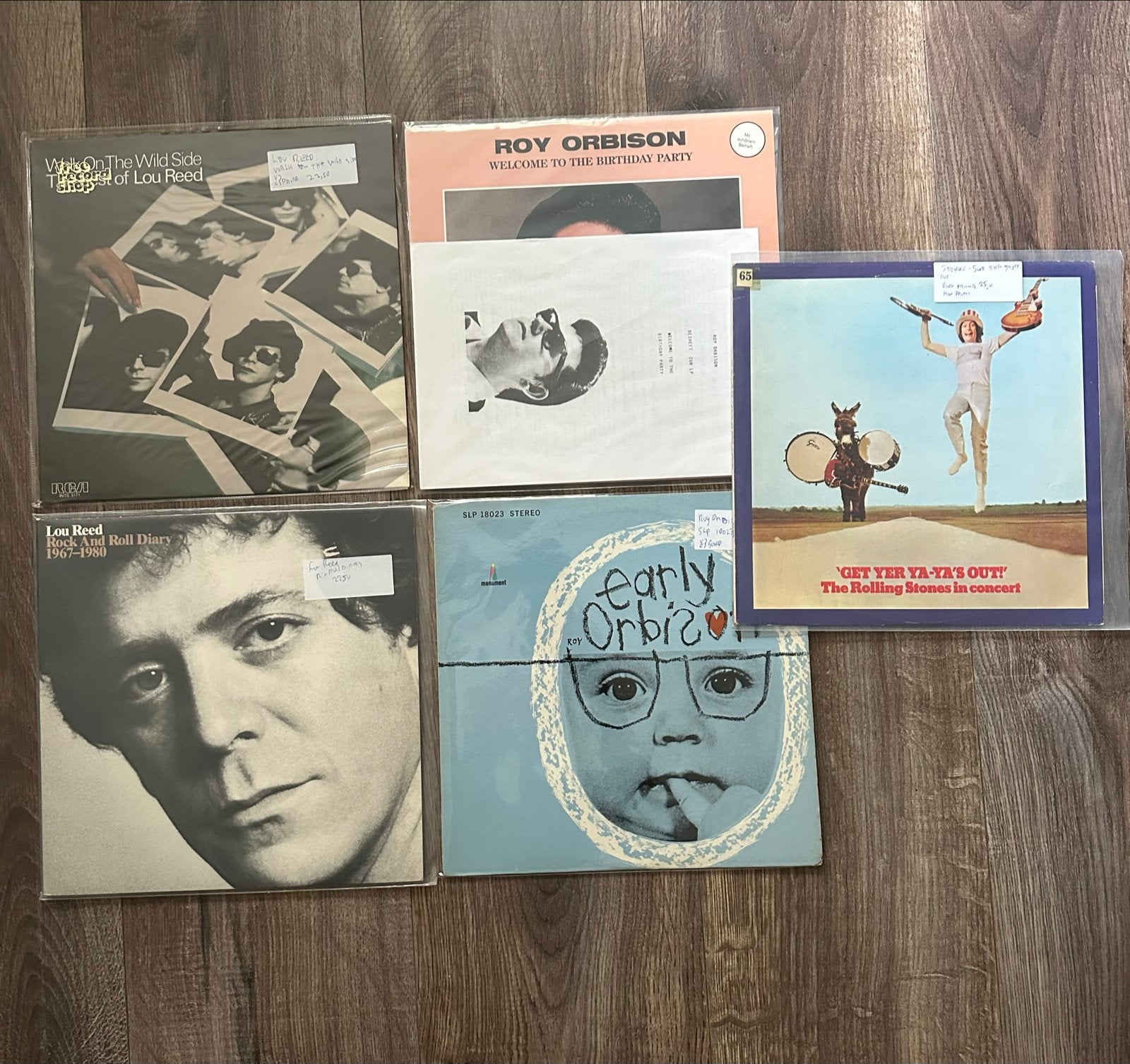 Diverse Pop/Rock LP's: The Rolling Stones, Lou Reed, Elvis, Ophalen, LP, Gebruikt, Pop