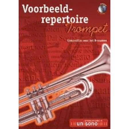 Voorbeeld-repertoire Trompet b examen - Unisono, Muziek en Instrumenten, Blaasinstrumenten | Trompetten, Gebruikt, Overige typen