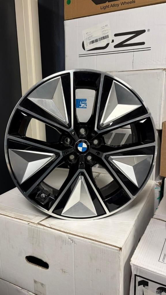 19'' Originele Bmw Velgen i4 ix3 3 serie 5x112 855 Styling, 19 inch, Gebruikt, Velg(en), Ophalen of Verzenden
