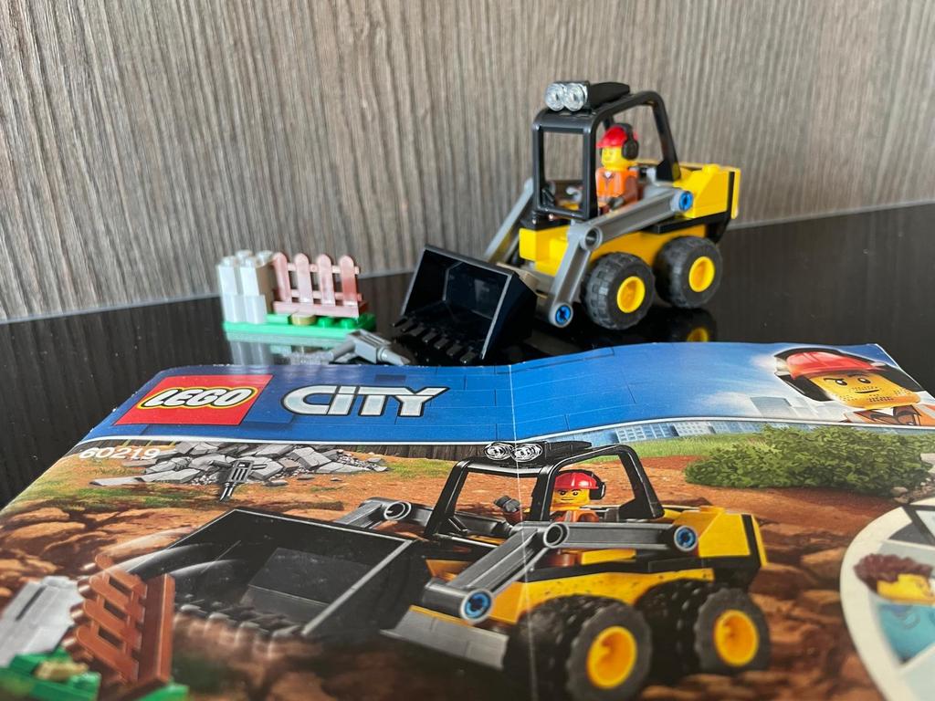 Lego City Bouwlader 60219 - Complete set met handleiding, Ophalen of Verzenden, Zo goed als nieuw, Complete set, Lego