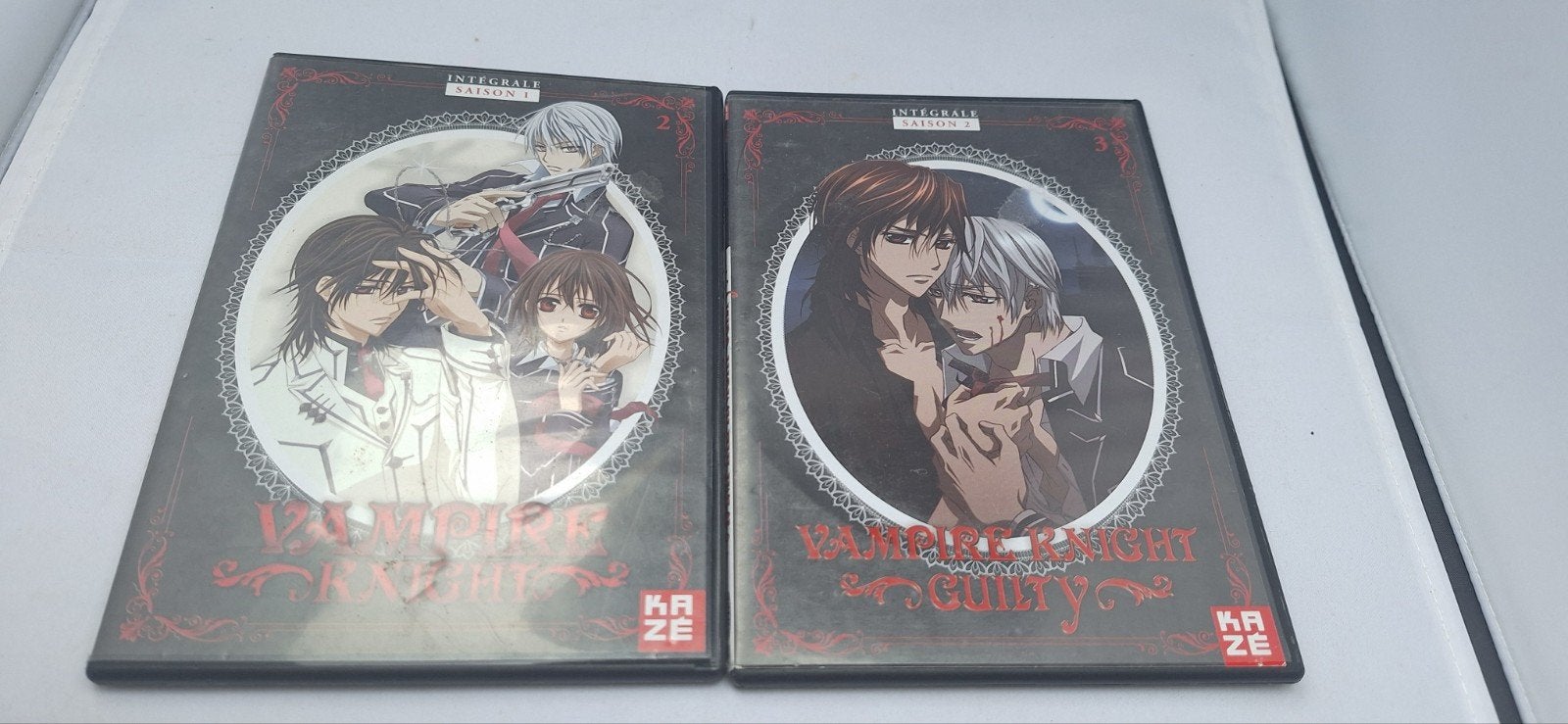 Vampire Knight & Vampire Knight Guilty DVD, Gebruikt, Serie, Anime (Japans), Ophalen of Verzenden