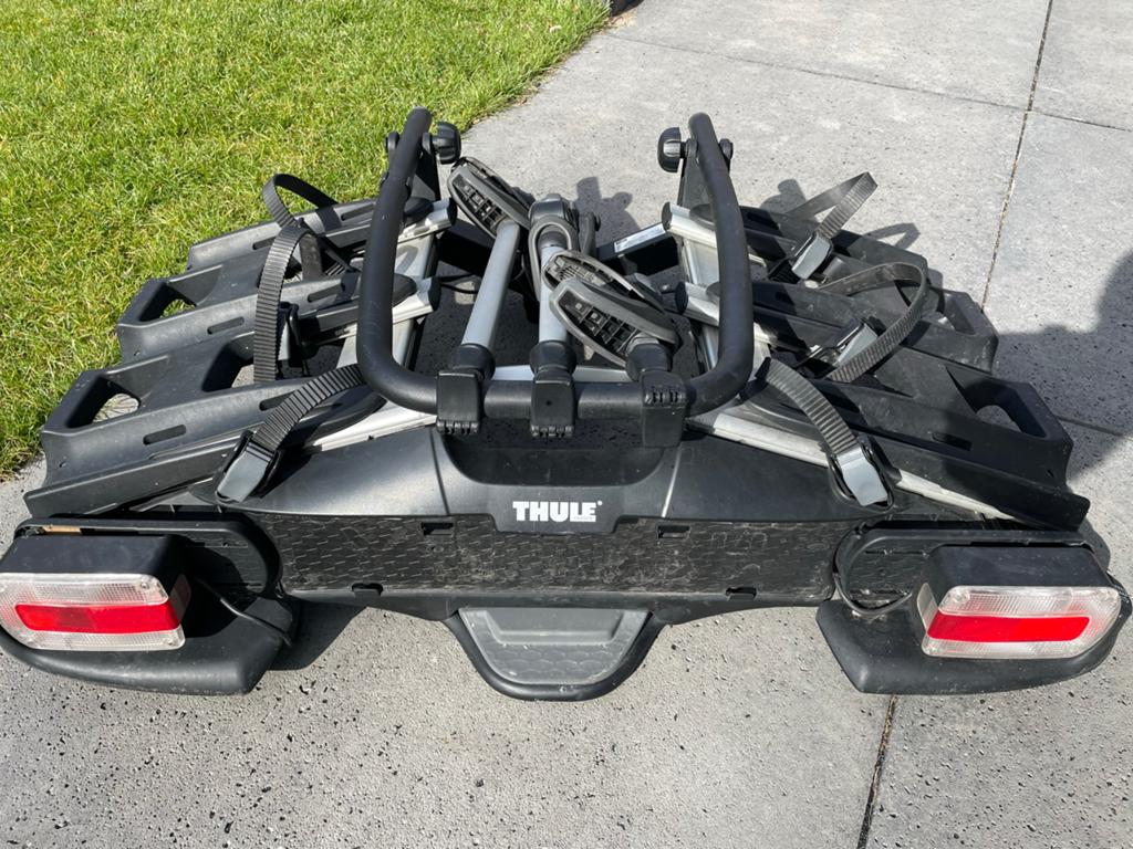 Thule VeloCompact 927 fietsendrager voor 3 fietsen, Auto diversen, Ophalen, 3 fietsen of meer, Zo goed als nieuw, Trekhaakdrager