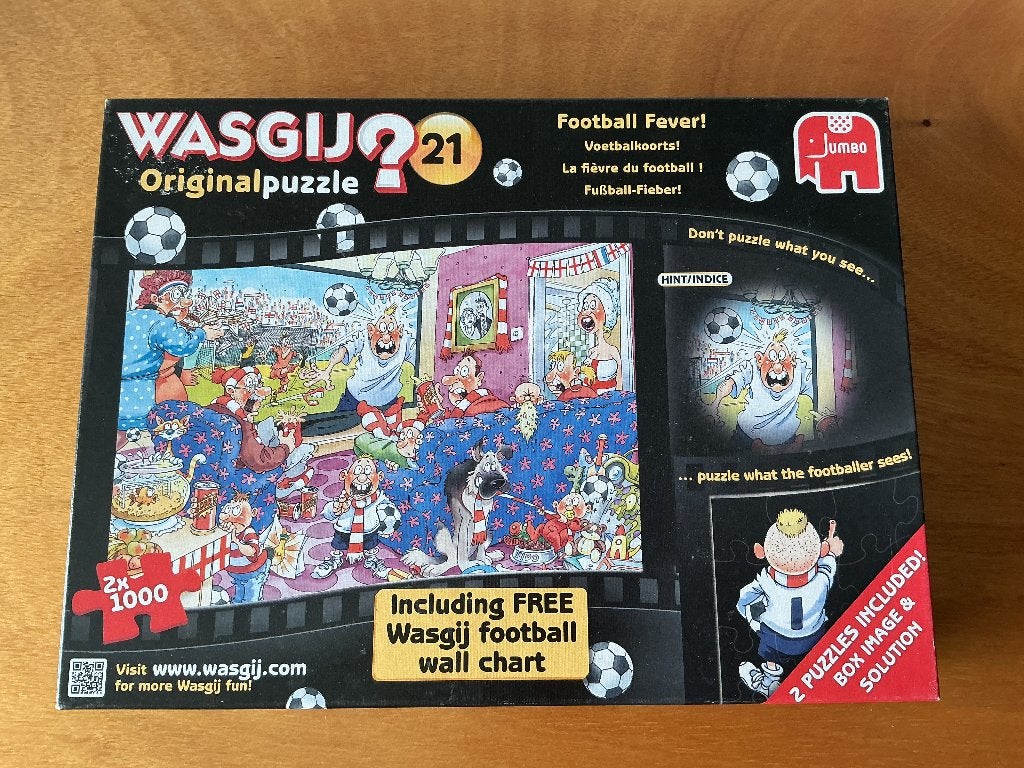 Wasgijpuzzel Original nr 21 1000 stukjes, Ophalen of Verzenden, 500 t/m 1500 stukjes, Gebruikt, Legpuzzel