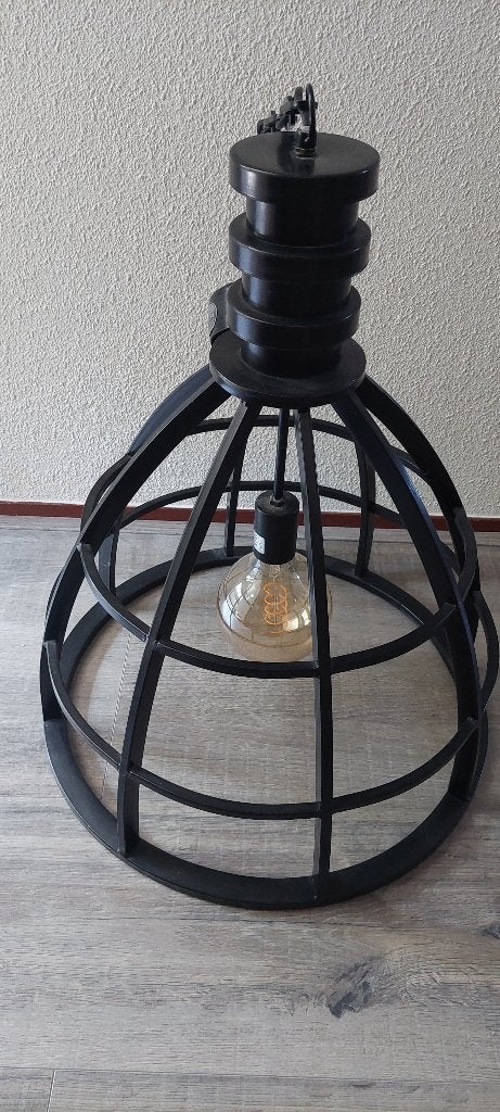 Riverdale industriële hanglamp + gratis bijpassende lamp, Huis en Inrichting, Ophalen, E27 (groot), Zo goed als nieuw, Metaal