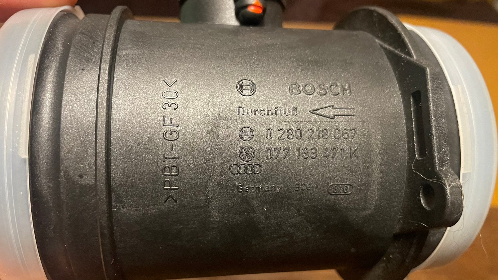 Luchtmassameter MAF bosch PBT-GF 30 Bosch 0280218067, Ophalen of Verzenden, Nieuw, Audi