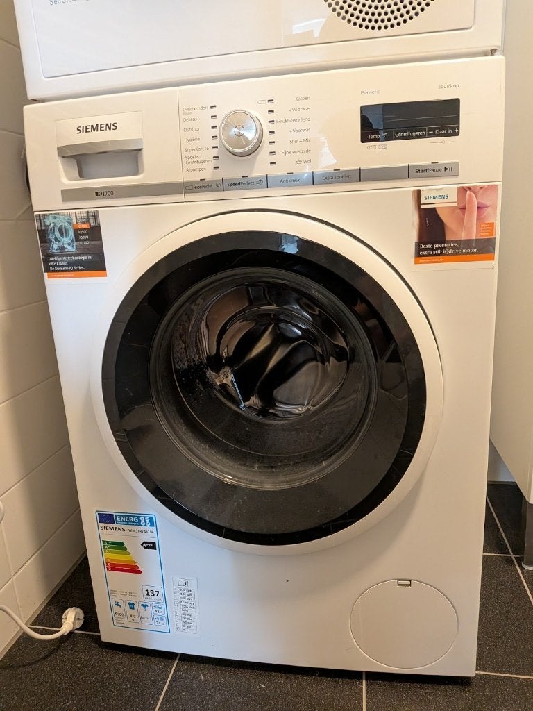 Dit weekend ophalen! Siemens iQ700 Wasmachine (WM16W461NL), Witgoed en Apparatuur, Wasmachines, Ophalen, 6 tot 8 kg, Gebruikt