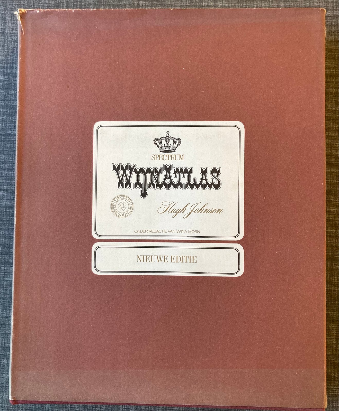 Wijnatlas (Spectrum - 1980 - Hugh Johnson), Ophalen of Verzenden, Zo goed als nieuw, Overige onderwerpen, Hugh Johnson