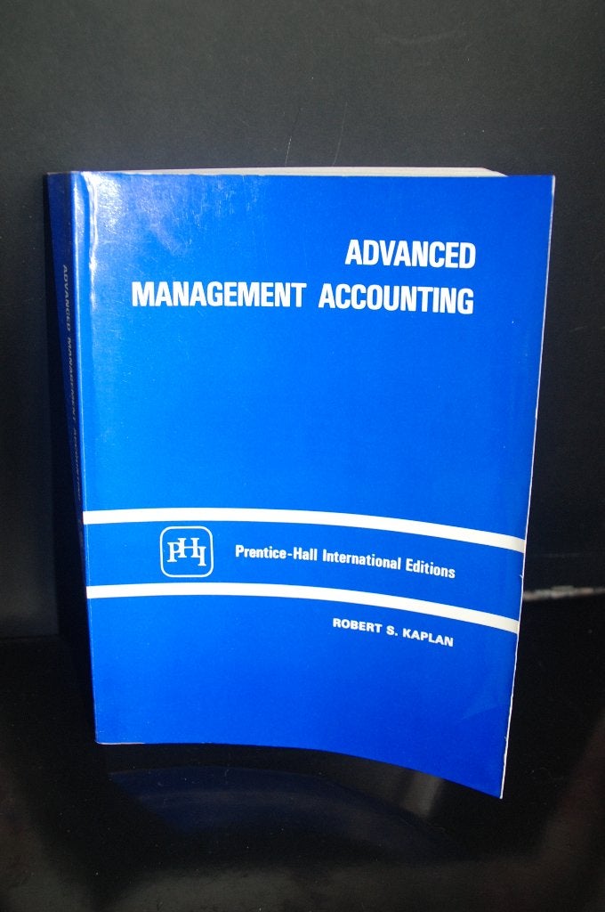 Advanced Management Accounting Robert S. Kaplan accountancy, Boeken, Verzenden, Gelezen, Economie en Marketing