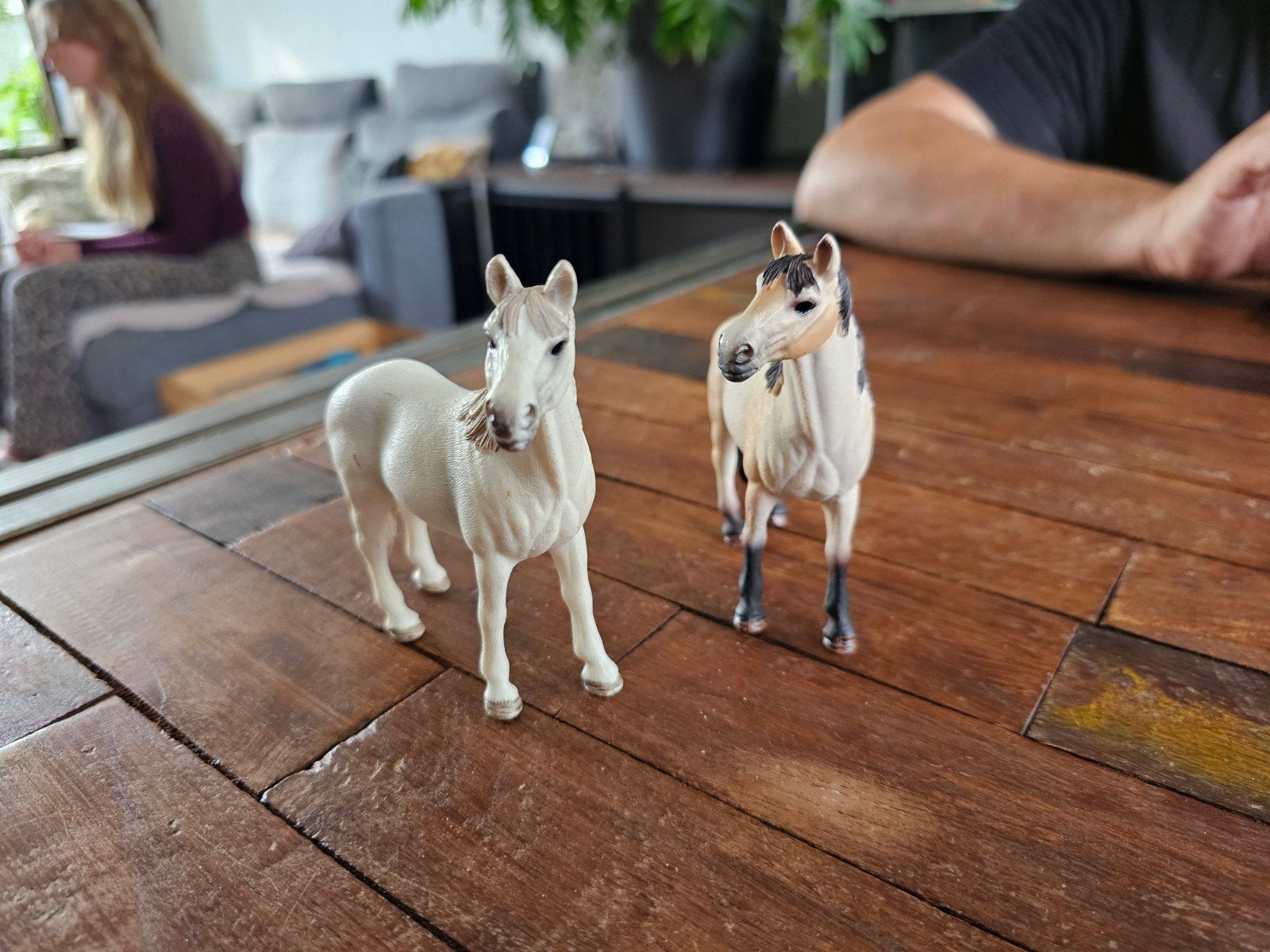 Schleich Mustang Merries (2015) - Set van 2, Ophalen of Verzenden, Gebruikt, Jongen of Meisje