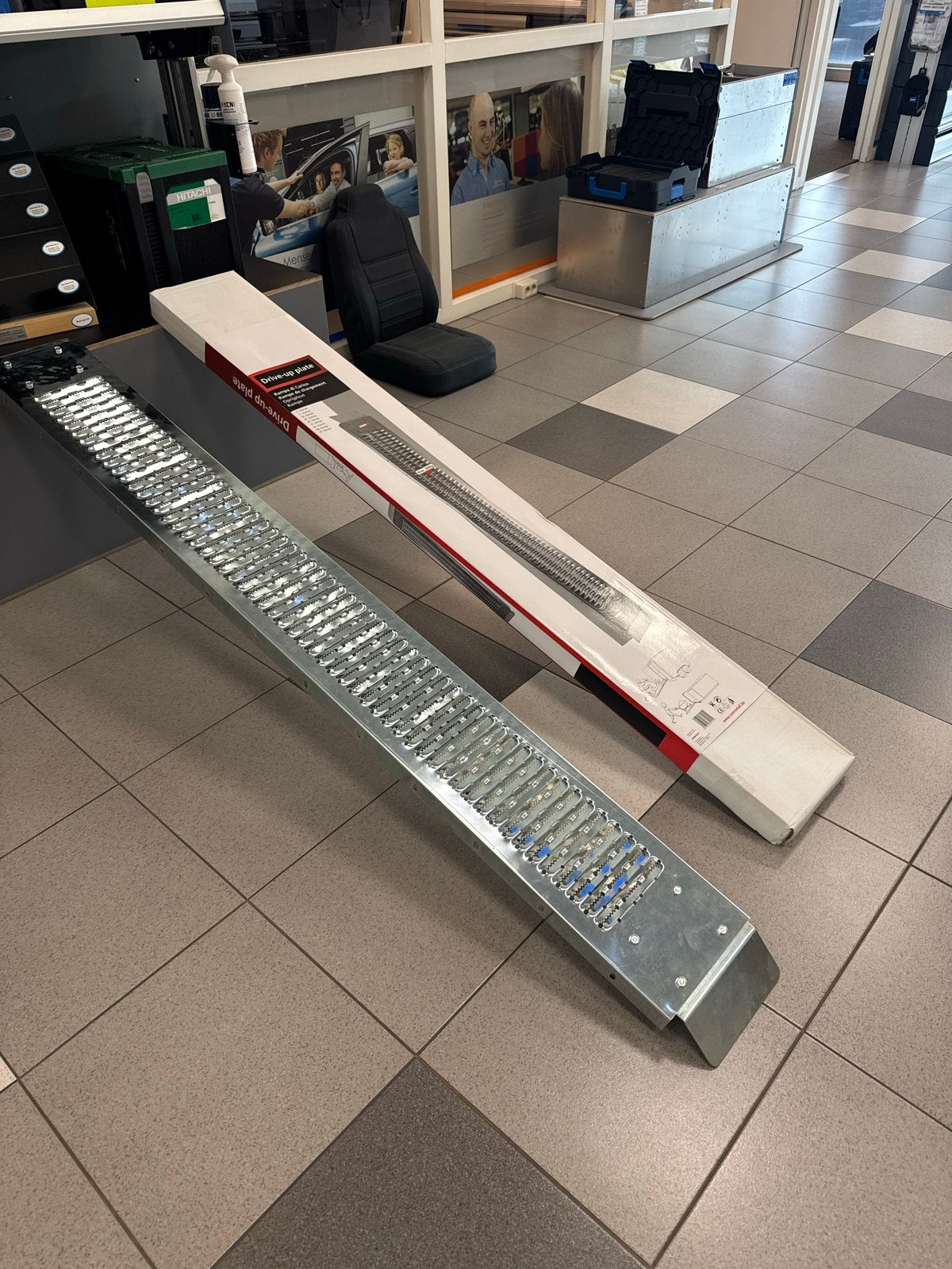 Oprijplaat 185x23cm - Max 200kg nieuw meerdere stuks vrd, Ophalen, Nieuw