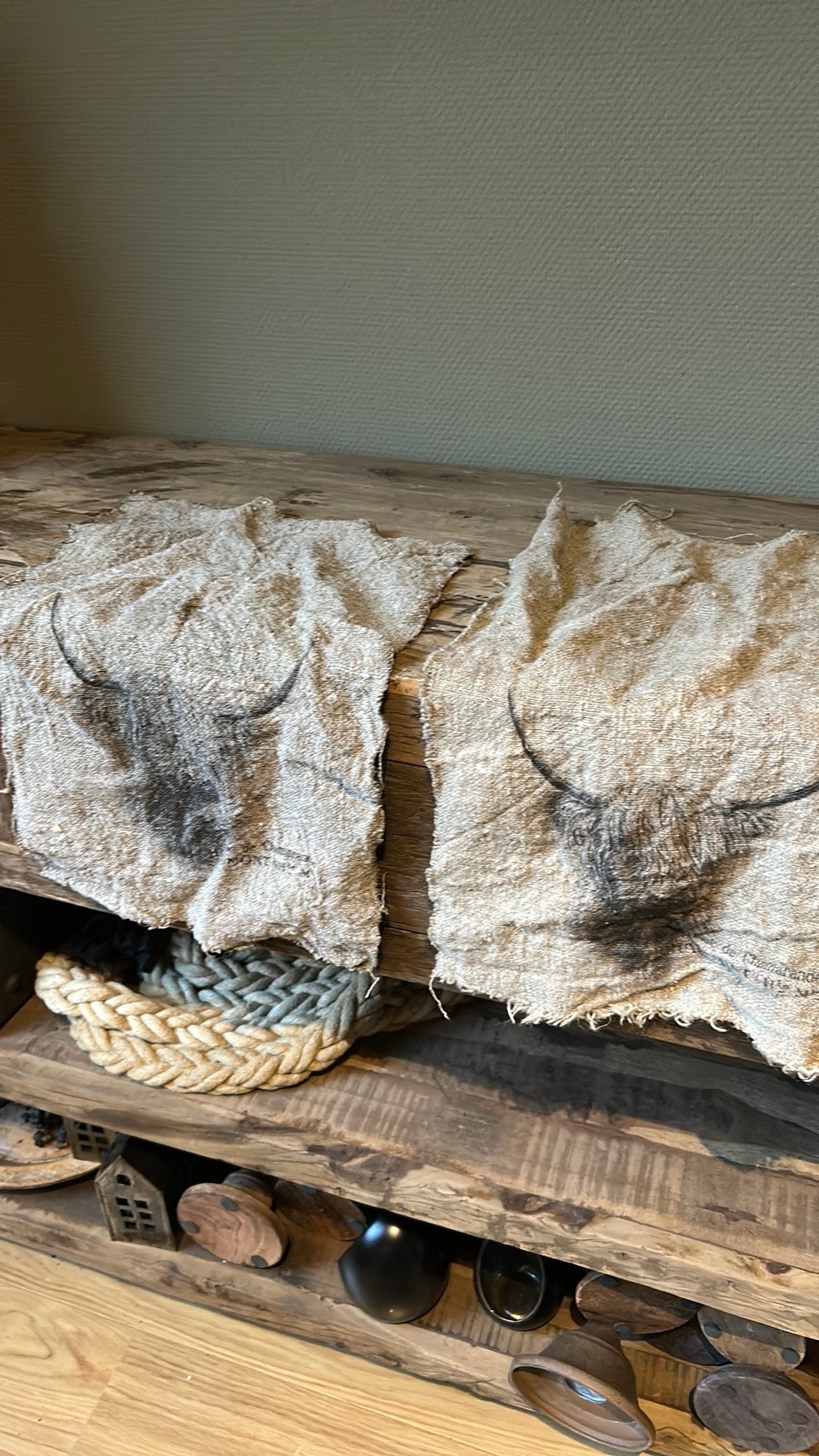 Shabby doeken., Ophalen of Verzenden, Zo goed als nieuw