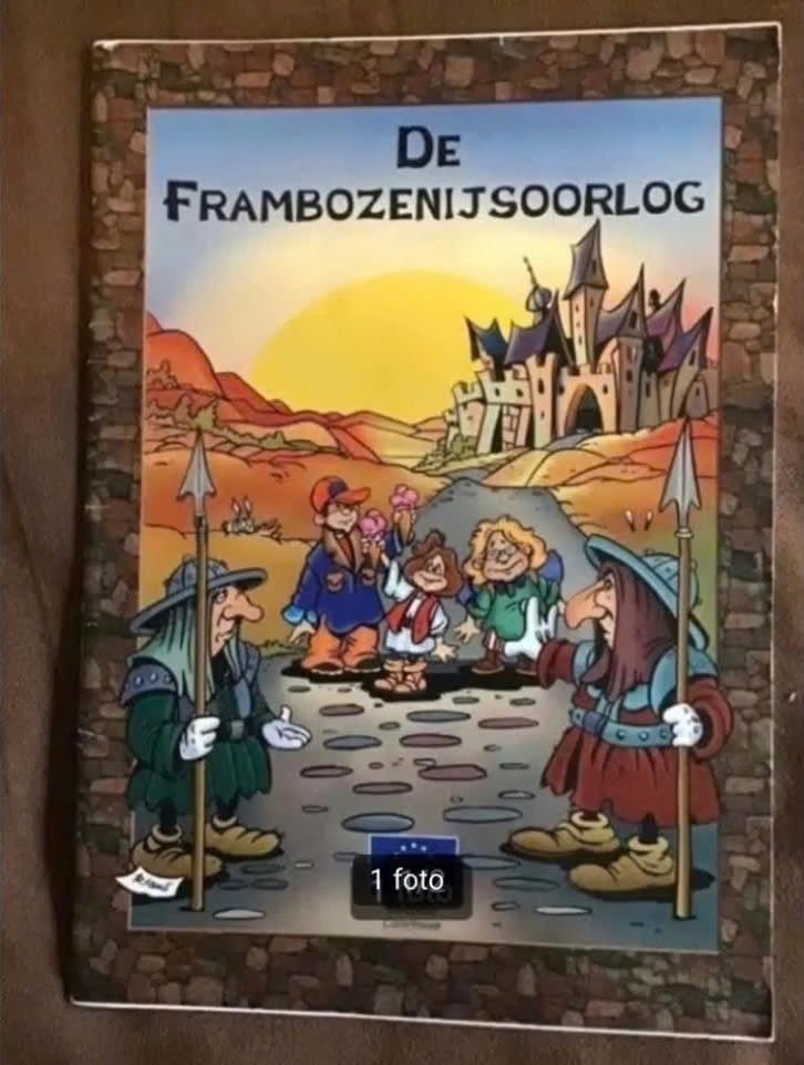 De frambozenijsoorlog door Wilinski en M.Ripp., Eén stripboek, Ophalen of Verzenden, Gelezen