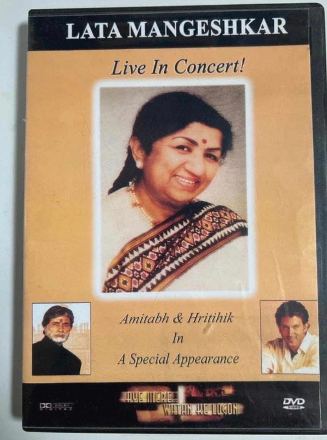 Lata Mangeshkar Live In Concert! DVD - Bollywood muziek, Import, Alle leeftijden, Ophalen of Verzenden, Concert