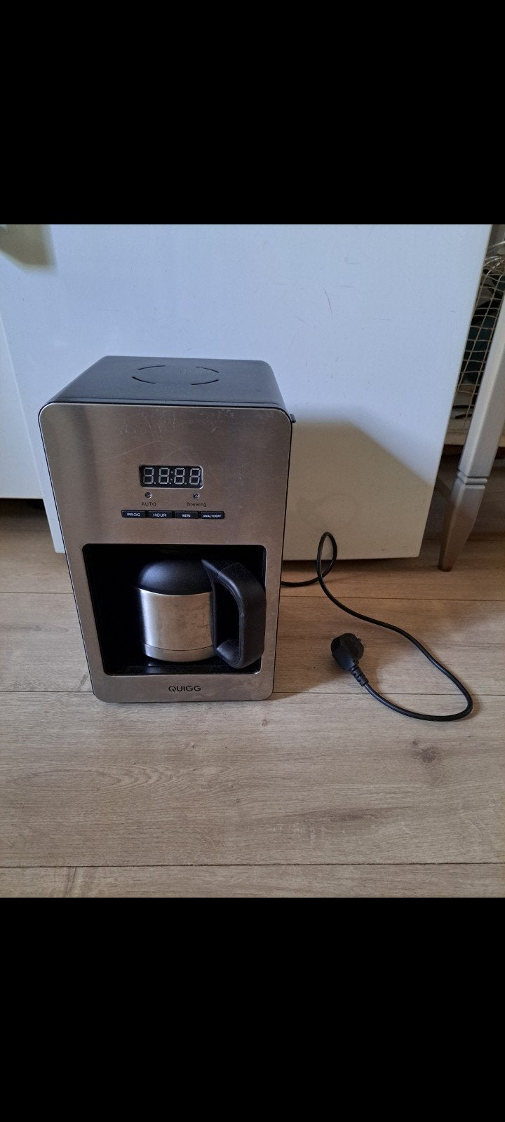 mooie goedwerkende koffiemachine quigg, Ophalen, Zo goed als nieuw