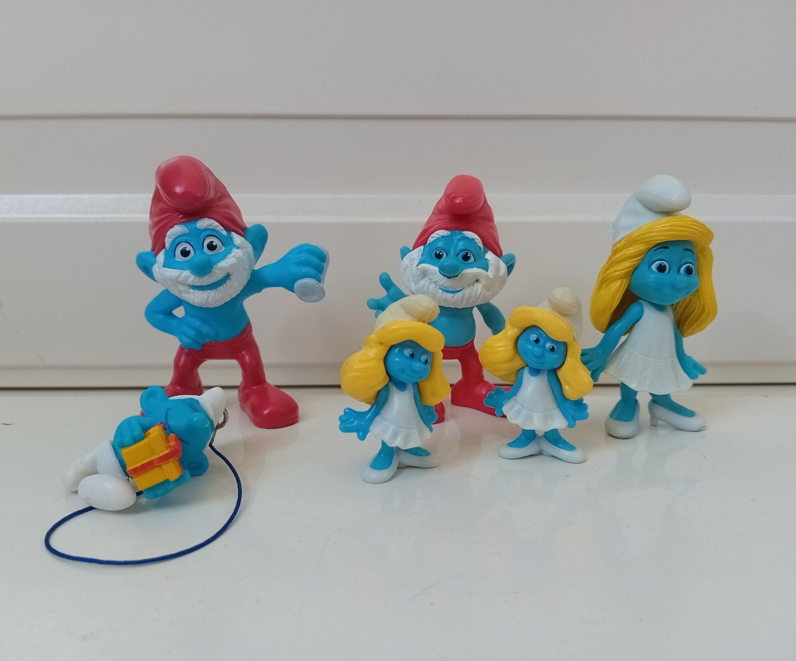 Set smurfen, Ophalen of Verzenden, Zo goed als nieuw, Verschillende Smurfen