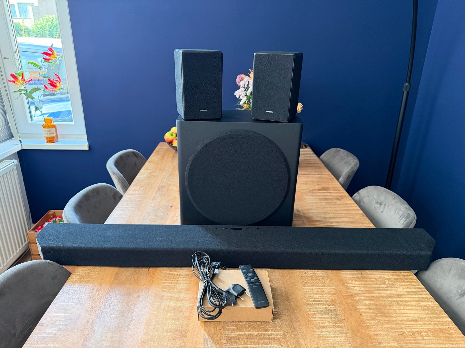 Samsung HW-Q950A – Complete 11.1.4 Surround Soundbar Set, Ophalen, Bluetooth, Zo goed als nieuw