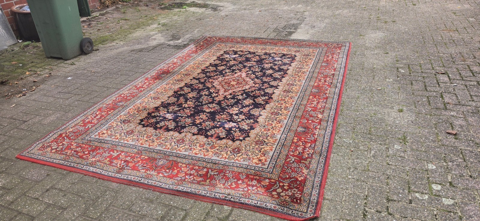 prachtig groot vintage Perzisch wollen tapijt 300x200!, Perzisch, 200 cm of meer, Ophalen of Verzenden, Zo goed als nieuw