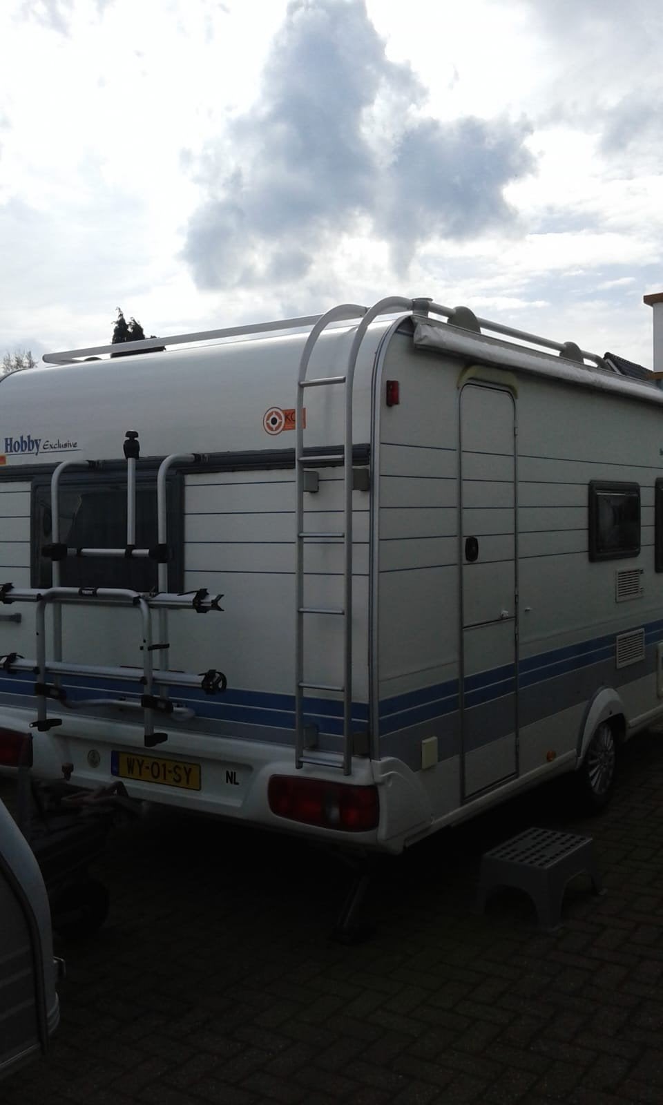Hobby 10 Caravan uit 2000, Caravans en Kamperen, Caravans, Rondzit, Luifel, Hobby