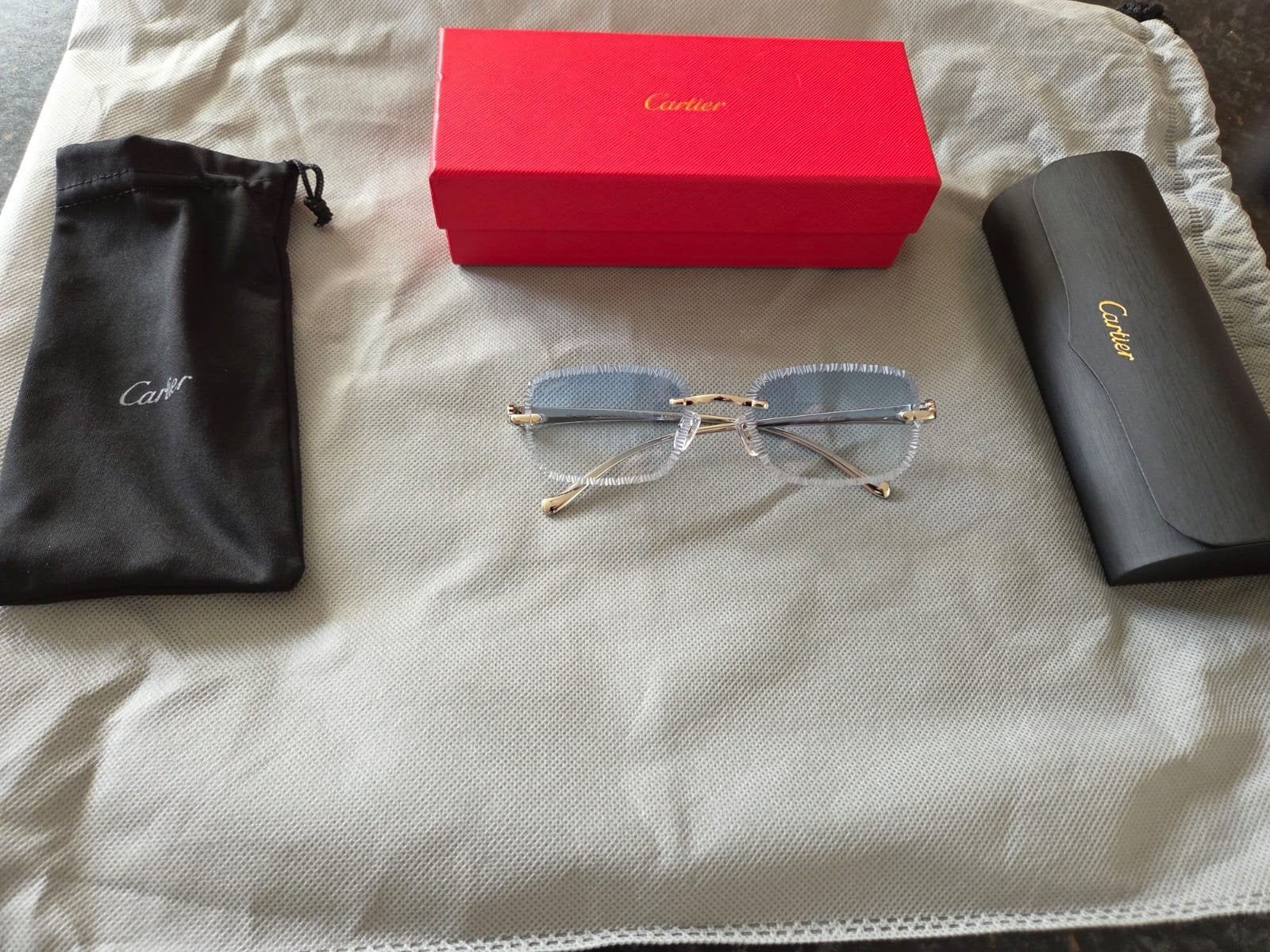 Cartier Diamond Cut bril, Ophalen of Verzenden, Nieuw, Blauw, Heer of Dame