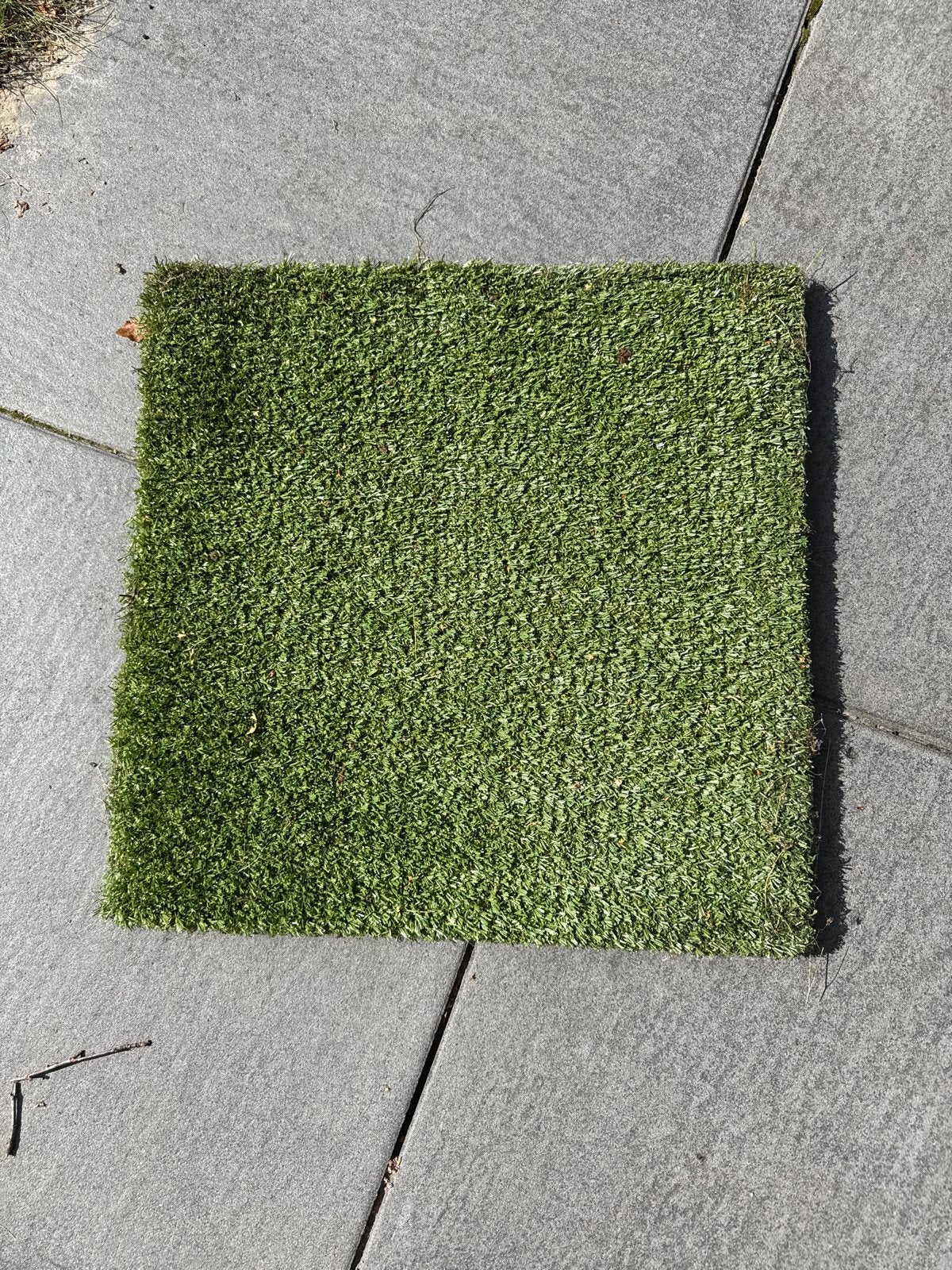 6 stuks kunstgras tegels 50x50, Tuin en Terras, Ophalen, Gebruikt, Minder dan 10 m², Kunstgras
