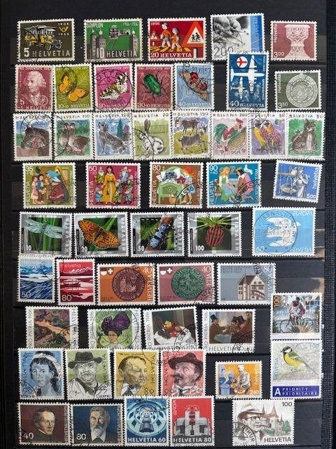 postzegels Zwitserland, Postzegels en Munten, Postzegels | Europa | Zwitserland, Verzenden, Gestempeld