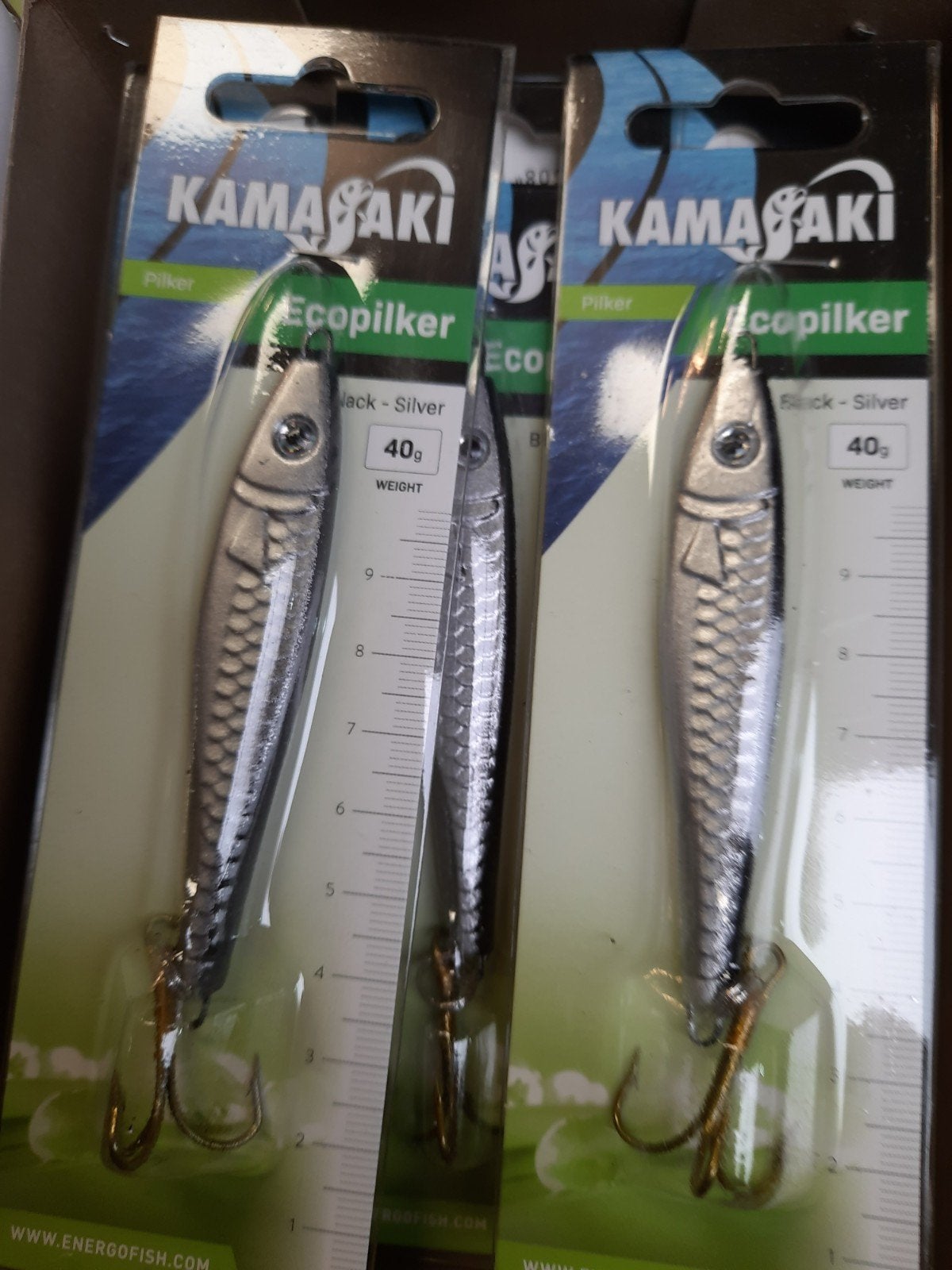 partij van 40 pilkers Black/Silver 40gram, Info@kamasaki.com, Overige typen, Nieuw, Ophalen of Verzenden