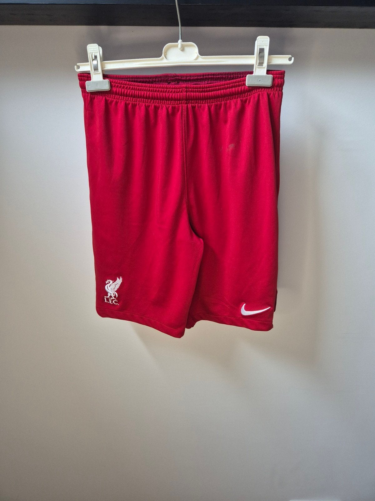 Liverpool voetbalbroek maat 158/170, Gebruikt, Sport- of Zwemkleding, Ophalen of Verzenden, Nike