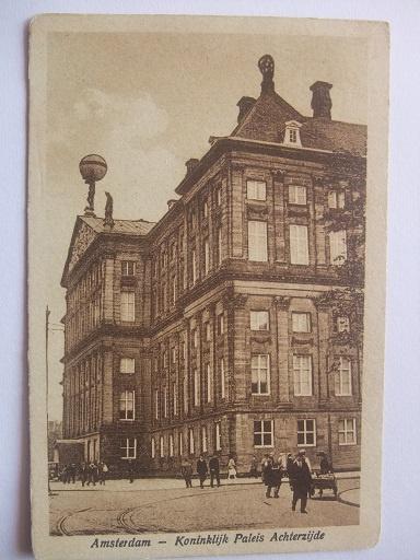 P258 Amsterdam - Koninklijk Paleis achterzijde - 1925, Verzenden, 1920 tot 1940, Gelopen, Noord-Holland