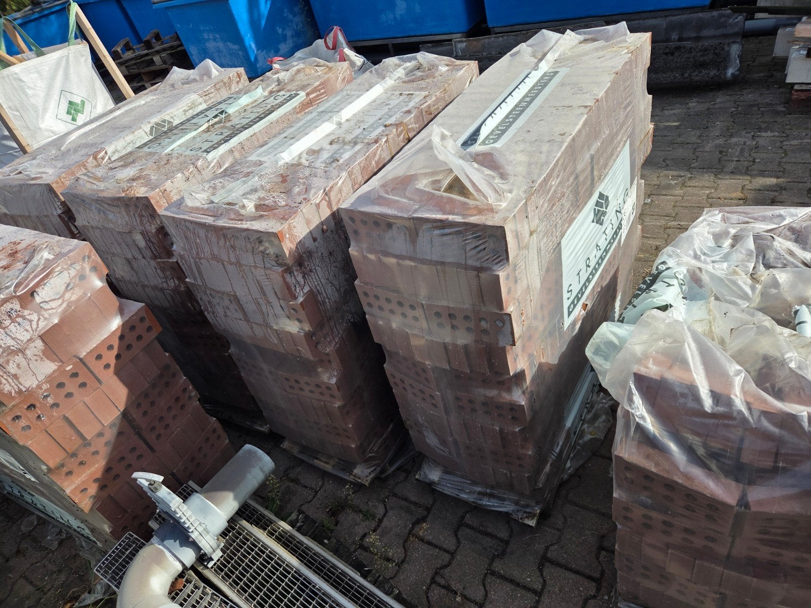 Gevelsteen - Baksteen Strating Oud Donkerrood Kolen sp wf, Ophalen, Nieuw, Bakstenen