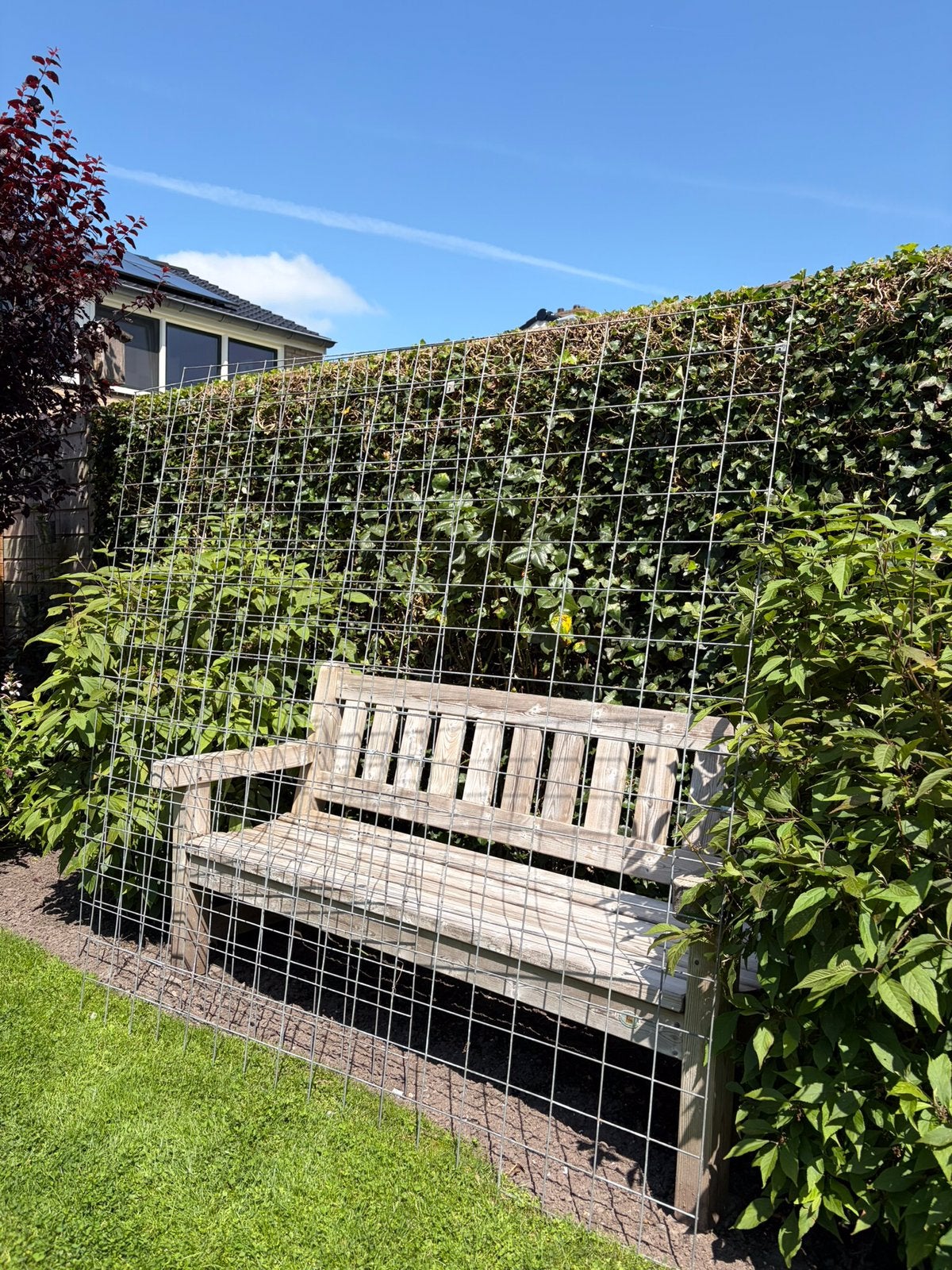 Gaaspaneel verzinkt 2x, Tuin en Terras, Gaas en Draad, Ophalen, Zo goed als nieuw