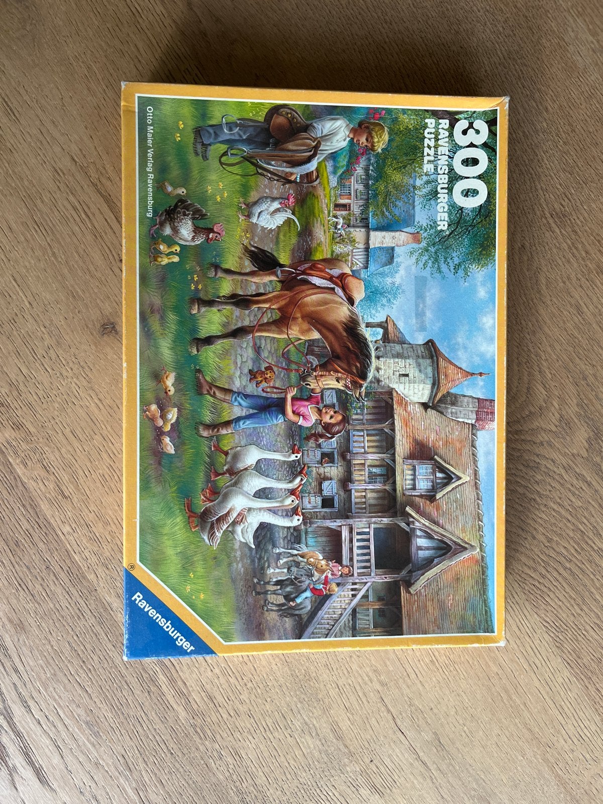 Ravensburger puzzel 300 stukjes - Boerderijtafereel, Ophalen of Verzenden, Meer dan 50 stukjes, Gebruikt, 6 jaar of ouder