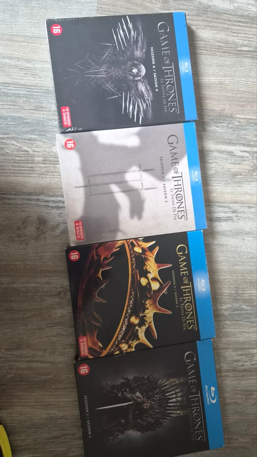 Game of Thrones Seizoen 1-4 Blu-ray Boxset, Cd's en Dvd's, Ophalen, Engels, Vanaf 16 jaar, Seizoen 1