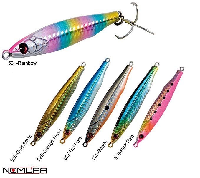 Nomura Umi spinning metal jig 40gr, 21gr, 7gr Shore Jigging., Ophalen of Verzenden, Nieuw, Overige typen