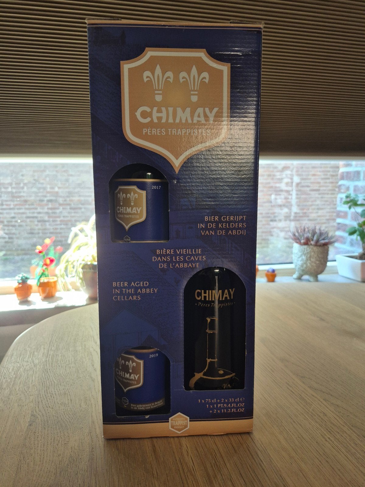 Speciale Chimay Trappistenbier Verpakking - 2017, 2019 &75cl, Ophalen of Verzenden, Zo goed als nieuw