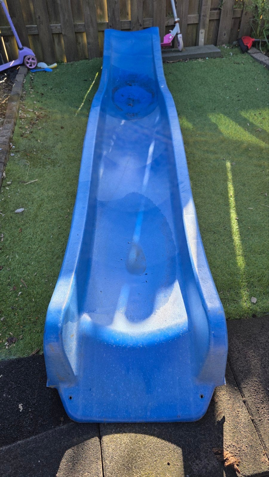 Blauwe glijbaan voor speeltoestel, Kinderen en Baby's, Ophalen, Gebruikt, Glijbaan, Aanbouwonderdeel