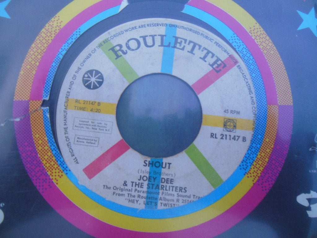 single joey dee and the starliters 45rpm jukebox rockabilly, Gebruikt, Overige genres, 7 inch, Single