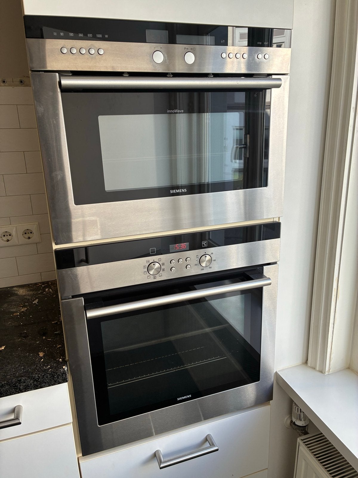 Siemens Inbouw Combi-oven en Oven Set, Witgoed en Apparatuur, Gebruikt, Siemens, Ophalen of Verzenden, Combi-oven