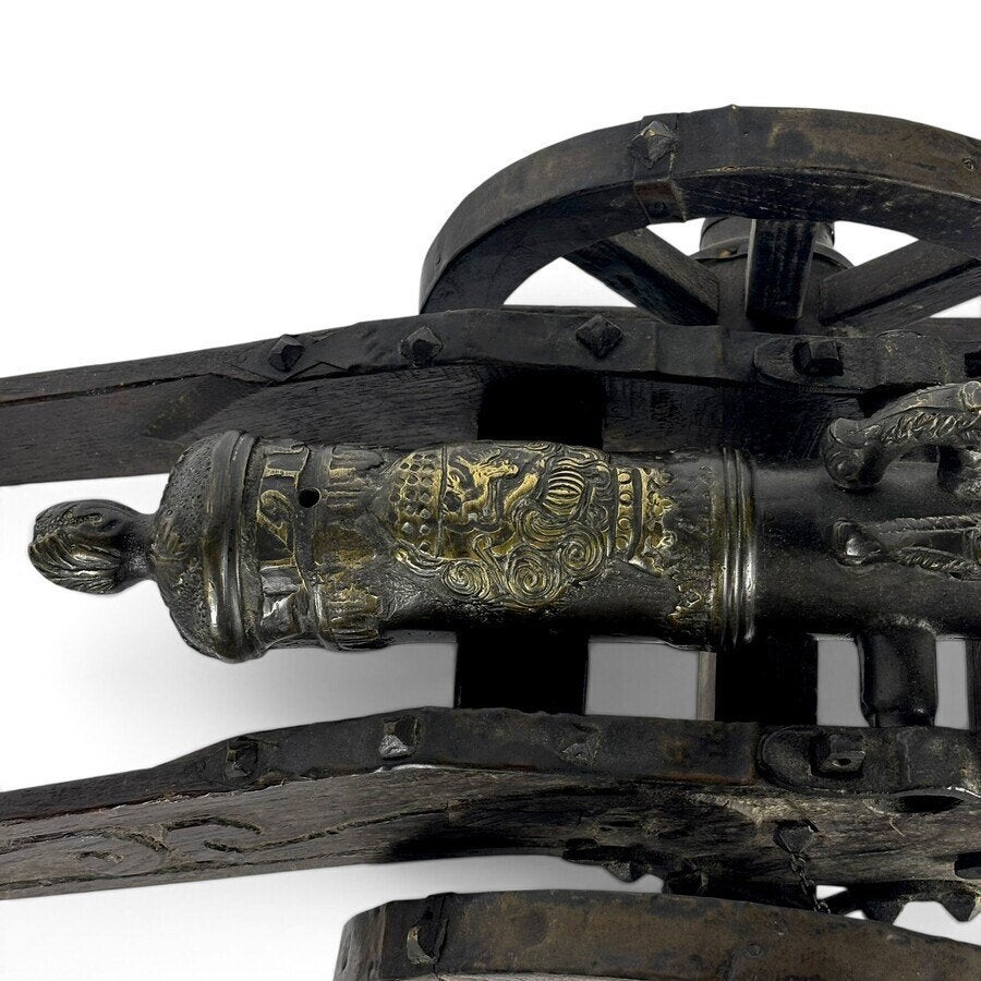 Paar saluutkanonnen, 17e-eeuwse stijl, Ophalen of Verzenden, Landmacht, Nederland, Overige typen