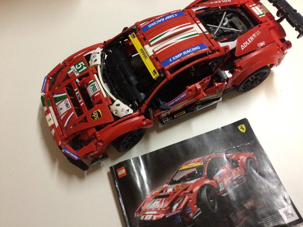 Lego 42125 Technic Ferrari 488 GTE AF Corse #51 met doos, Kinderen en Baby's, Inclusief instructies, Gebruikt, Lego, Ophalen of Verzenden