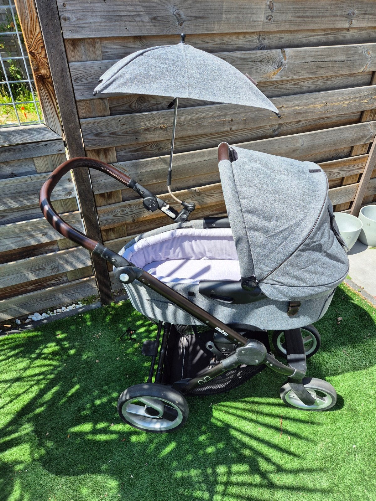 Complete kinderwagen van Mutsy Evo, Gebruikt, Mutsy, Verstelbare duwstang, Ophalen