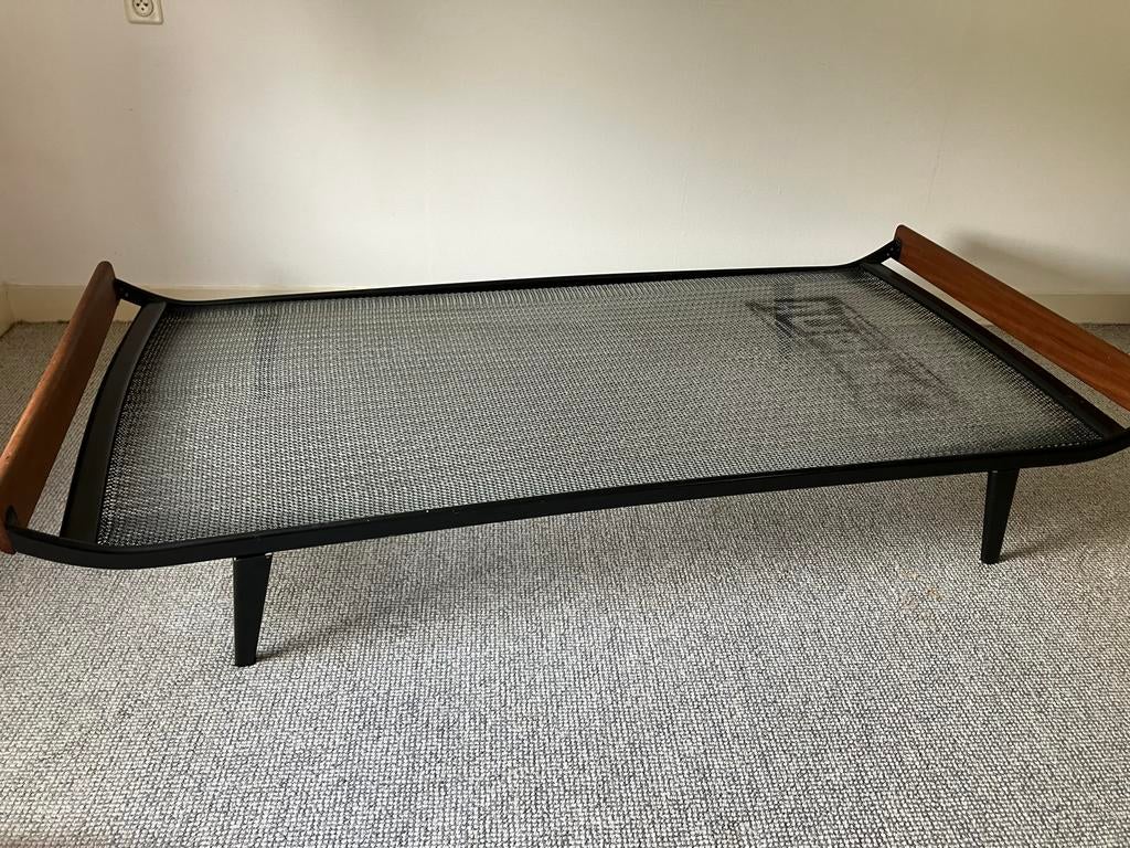 Auping, daybed, Cleopatra, Ophalen, Gebruikt, Eenpersoons, Hout