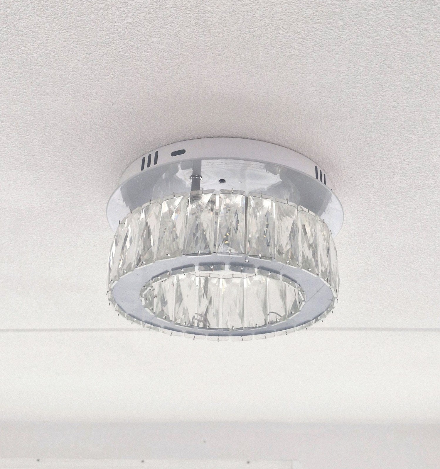 LED Plafondlamp met Afstandsbediening - Erik Kuster Stijl, Kunststof, Modern, Ophalen of Verzenden, Zo goed als nieuw