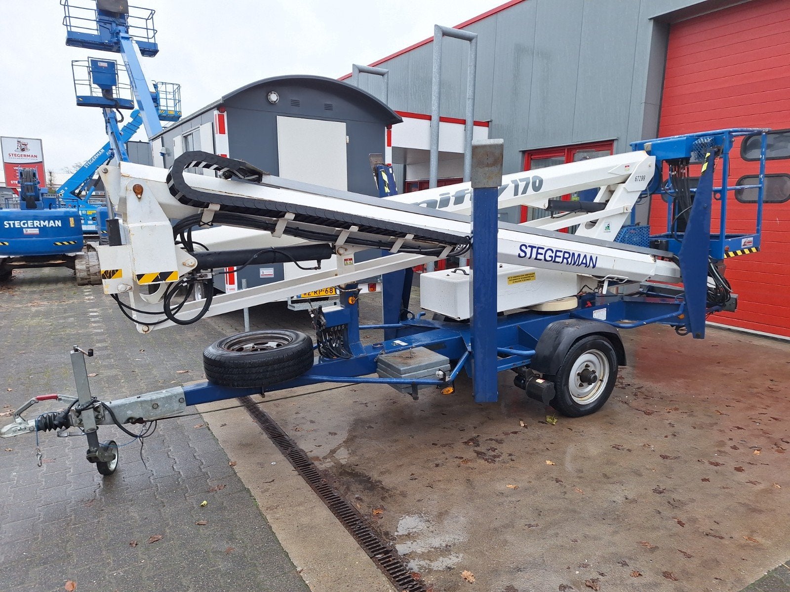 Aanhanger hoogwerker Nifty lift TDE 17 meter., Doe-het-zelf en Verbouw, Ophalen, Gebruikt, Overige typen, 5 meter of hoger