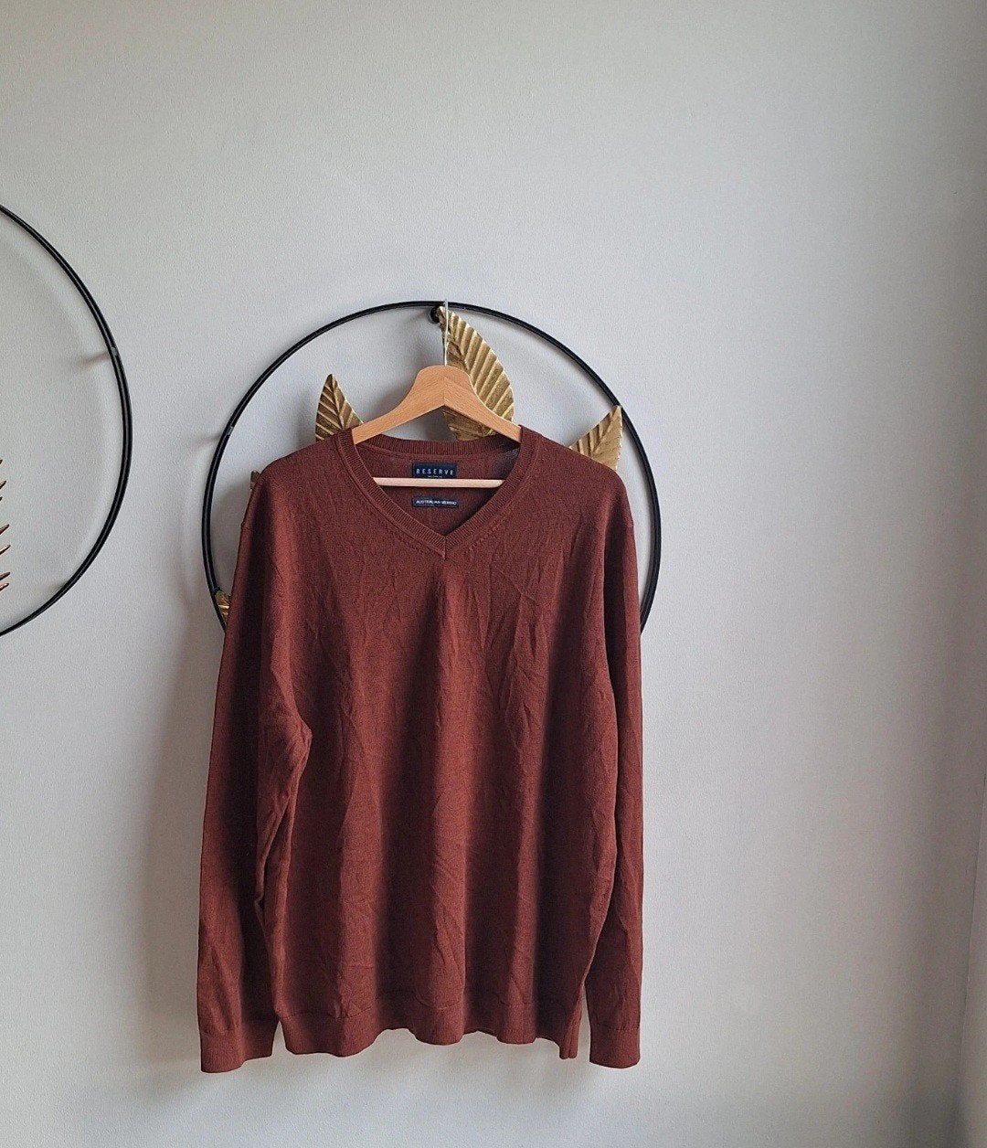 Reserve Australia Australian Merino V-hals Trui XXL, Ophalen of Verzenden