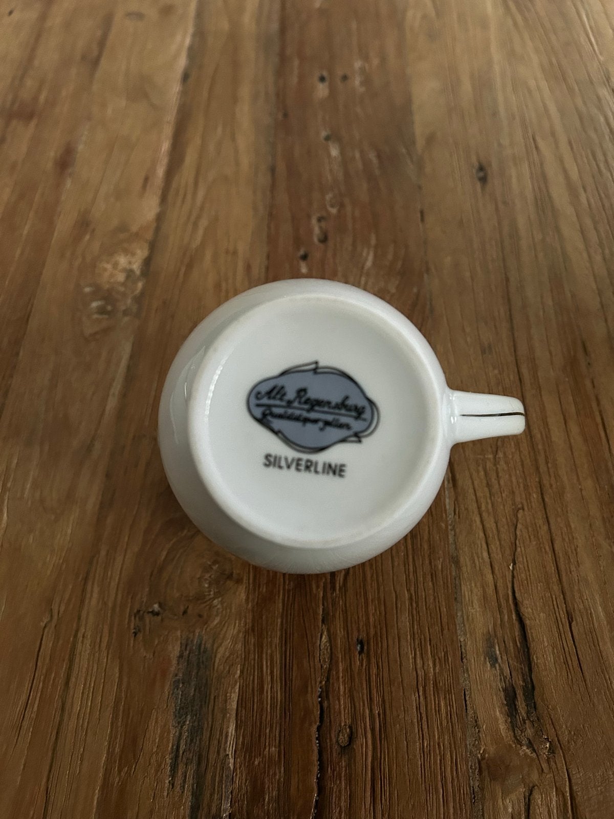 Alte Regensburg Silverline theepot, juskom en melkkan, Ophalen, Gebruikt, Overige merken, Klassiek