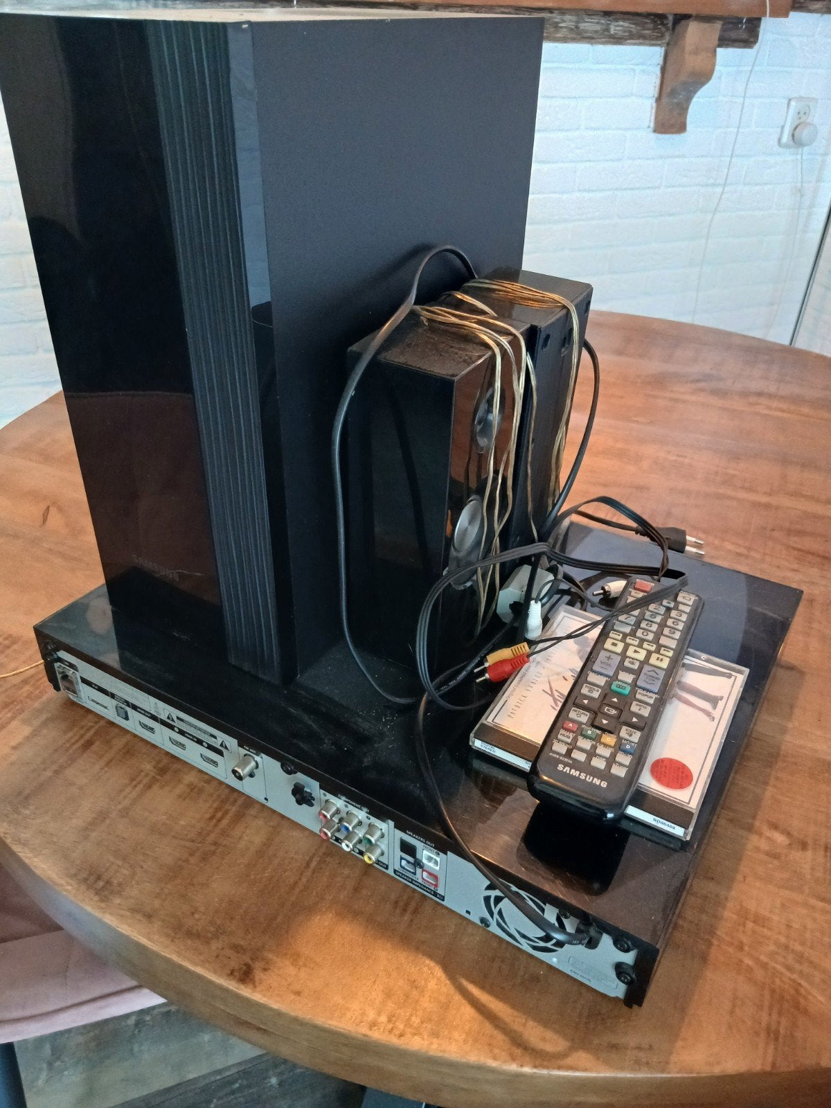 Samsung Home Cinema Set met Subwoofer en Afstandsbediening, Audio, Tv en Foto, Home Cinema-sets, Minder dan 40 watt, Dvd-speler