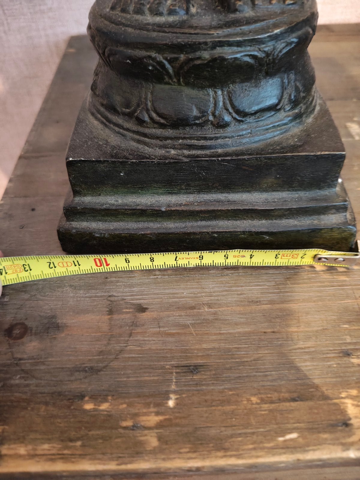 Groot bronzen beeld van hindoeïstische godin, 69 cm hoog, Handgemaakt, Bruin, Ophalen of Verzenden, Overige herkomsten