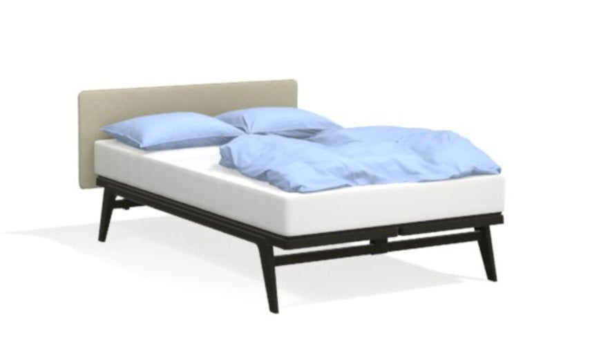 Auping Original 140x200 Deep Black 2M Elektrisch, Verstelbaar, Verzenden, Zwart, Tweepersoons