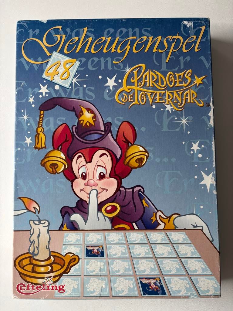 Efteling vintage Pardoes Geheugenspel - Memory, Drie of vier spelers, Ophalen, Gebruikt