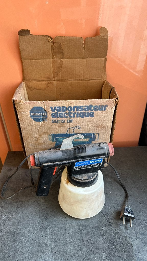 Burgess elektrische verfspuit, Ophalen of Verzenden, Gebruikt, Verfspuit of Verfpomp